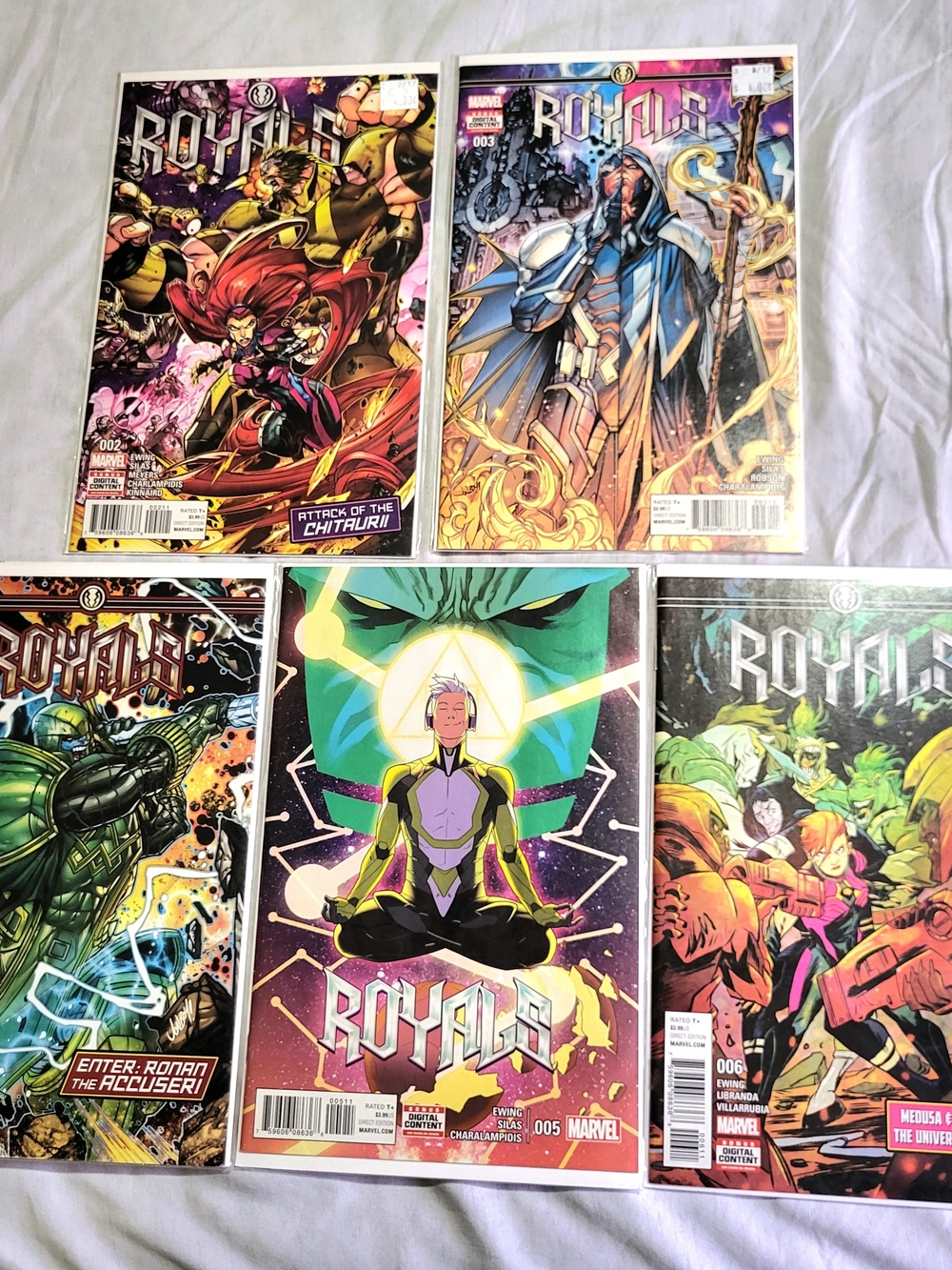 Royals Comic Book Lot